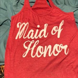 Maid of Honor Tank Top